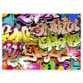 Поздравительная открытка с принтом Пикассо из будущего в Екатеринбурге, 100% бумага | плотность бумаги 280 г/м2, матовая, на обратной стороне линовка и место для марки
 | Тематика изображения на принте: арт | граффити | искусство | надписи | новинки | радуга | улицы