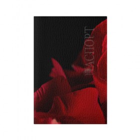 Обложка для паспорта матовая кожа с принтом Лепестки розы в Екатеринбурге, натуральная матовая кожа | размер 19,3 х 13,7 см; прозрачные пластиковые крепления | бабочки | весна | краски | лето | осень | розы | цветок | цветы