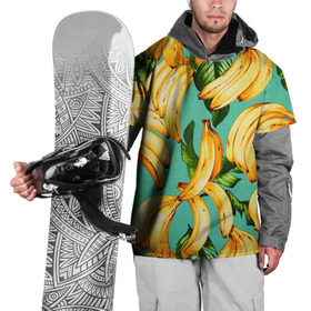 Накидка на куртку 3D с принтом Банан в Екатеринбурге, 100% полиэстер |  | Тематика изображения на принте: banana | банан | бананы | паттерн