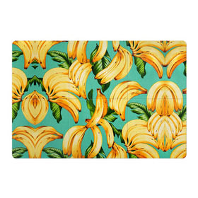 Магнитный плакат 3Х2 с принтом Банан в Екатеринбурге, Полимерный материал с магнитным слоем | 6 деталей размером 9*9 см | Тематика изображения на принте: banana | банан | бананы | паттерн
