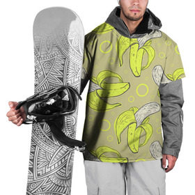 Накидка на куртку 3D с принтом Банан 8 в Екатеринбурге, 100% полиэстер |  | Тематика изображения на принте: banana | банан | бананы | паттерн