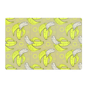 Магнитный плакат 3Х2 с принтом Банан 8 в Екатеринбурге, Полимерный материал с магнитным слоем | 6 деталей размером 9*9 см | Тематика изображения на принте: banana | банан | бананы | паттерн