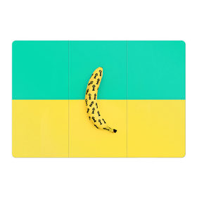 Магнитный плакат 3Х2 с принтом Банан 5 в Екатеринбурге, Полимерный материал с магнитным слоем | 6 деталей размером 9*9 см | Тематика изображения на принте: banana | fashion | банан | бананы | мода