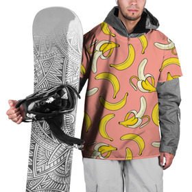 Накидка на куртку 3D с принтом Банан 1 в Екатеринбурге, 100% полиэстер |  | Тематика изображения на принте: banana | банан | бананы | паттерн