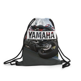 Рюкзак-мешок 3D с принтом Yamaha 4 в Екатеринбурге, 100% полиэстер | плотность ткани — 200 г/м2, размер — 35 х 45 см; лямки — толстые шнурки, застежка на шнуровке, без карманов и подкладки | yamaha