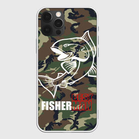 Чехол для iPhone 12 Pro Max с принтом Лучший рыбак в Екатеринбурге, Силикон |  | best fisherman | camouflage | fish | fishing | man | камуфляж | лучший рыбак | мужчина | рыба | рыбалка