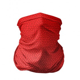 Бандана-труба 3D с принтом Витраж Красный в Екатеринбурге, 100% полиэстер, ткань с особыми свойствами — Activecool | плотность 150‒180 г/м2; хорошо тянется, но сохраняет форму | texture | витраж | красный | текстура