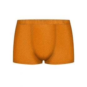 Мужские трусы 3D с принтом Витраж Оранжевый в Екатеринбурге, 50% хлопок, 50% полиэстер | классическая посадка, на поясе мягкая тканевая резинка | texture | витраж | оранжевый | текстура