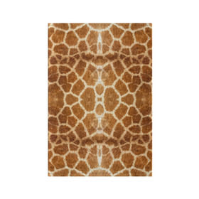 Обложка для паспорта матовая кожа с принтом Шкура Жирафа в Екатеринбурге, натуральная матовая кожа | размер 19,3 х 13,7 см; прозрачные пластиковые крепления | Тематика изображения на принте: textures | животное | жираф | текстура