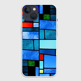 Чехол для iPhone 13 с принтом Мозаичная абстракция в Екатеринбурге,  |  | линии | орнамент | прикольные картинки | узор | цвет
