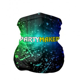 Бандана-труба 3D с принтом Party maker в Екатеринбурге, 100% полиэстер, ткань с особыми свойствами — Activecool | плотность 150‒180 г/м2; хорошо тянется, но сохраняет форму | dj | music | дискотека | досуг | клуб | молодёжь | музыка | туса