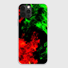 Чехол для iPhone 12 Pro Max с принтом Огненная битва в Екатеринбурге, Силикон |  | дым | зеленый | красный | огонь