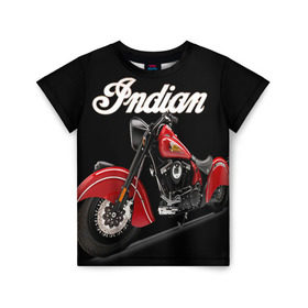 Детская футболка 3D с принтом Indian 2 в Екатеринбурге, 100% гипоаллергенный полиэфир | прямой крой, круглый вырез горловины, длина до линии бедер, чуть спущенное плечо, ткань немного тянется | indian