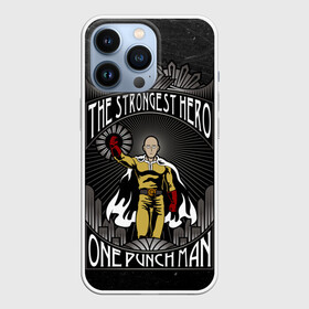 Чехол для iPhone 13 Pro с принтом Фреска ВанПанчМен в Екатеринбурге,  |  | one punch man | saitama | ванпанчмен | сайтама