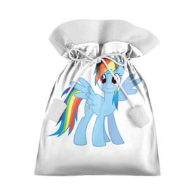 Подарочный 3D мешок с принтом My little pony 2 в Екатеринбурге, 100% полиэстер | Размер: 29*39 см | пони