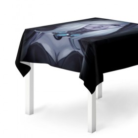 Скатерть 3D с принтом Black в Екатеринбурге, 100% полиэстер (ткань не мнется и не растягивается) | Размер: 150*150 см | 
