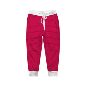 Детские брюки 3D с принтом Абстракция в Екатеринбурге, 100% полиэстер | манжеты по низу, эластичный пояс регулируется шнурком, по бокам два кармана без застежек, внутренняя часть кармана из мелкой сетки | red | красный