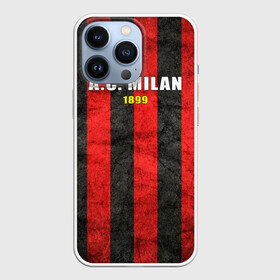 Чехол для iPhone 13 Pro с принтом A.C. Milan в Екатеринбурге,  |  | болельщик | италия | клуб | милан | фанат | футбол | футболист