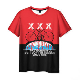 Мужская футболка 3D с принтом Amsterdam t-shirt в Екатеринбурге, 100% полиэфир | прямой крой, круглый вырез горловины, длина до линии бедер | american football | baseball | fashion | football | sport | sport league | style | team | west | американский футбол | амстер | амстердам | амстэрдам | бейсбол | голландия | запад | команды | мода | надписи | спорт | спортивные лиги | стиль