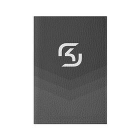 Обложка для паспорта матовая кожа с принтом SK-Gaming в Екатеринбурге, натуральная матовая кожа | размер 19,3 х 13,7 см; прозрачные пластиковые крепления | csgo | esports | gaming | lg | sk | team