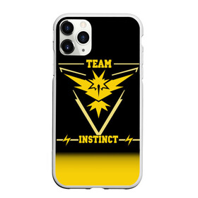 Чехол для iPhone 11 Pro матовый с принтом Team Instinct в Екатеринбурге, Силикон |  | go | instinct | pokemon | team | покемон