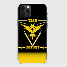 Чехол для iPhone 12 Pro с принтом Team Instinct в Екатеринбурге, силикон | область печати: задняя сторона чехла, без боковых панелей | Тематика изображения на принте: go | instinct | pokemon | team | покемон