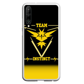 Чехол для Honor P30 с принтом Team Instinct в Екатеринбурге, Силикон | Область печати: задняя сторона чехла, без боковых панелей | Тематика изображения на принте: go | instinct | pokemon | team | покемон