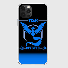 Чехол для iPhone 12 Pro с принтом Team Mystic в Екатеринбурге, силикон | область печати: задняя сторона чехла, без боковых панелей | Тематика изображения на принте: go | mystic | pokemon | team | покемон