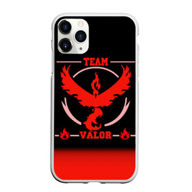 Чехол для iPhone 11 Pro матовый с принтом Team Valor в Екатеринбурге, Силикон |  | go | pokemon | team | valor | покемон