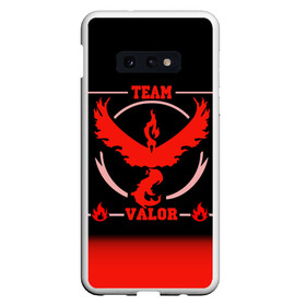 Чехол для Samsung S10E с принтом Team Valor в Екатеринбурге, Силикон | Область печати: задняя сторона чехла, без боковых панелей | go | pokemon | team | valor | покемон