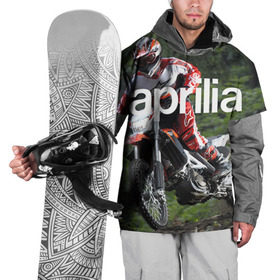 Накидка на куртку 3D с принтом Aprilia RXV480 в Екатеринбурге, 100% полиэстер |  | aprilia