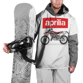 Накидка на куртку 3D с принтом Aprilia enduro в Екатеринбурге, 100% полиэстер |  | Тематика изображения на принте: aprilia