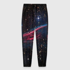 Мужские брюки 3D с принтом Астрал в Екатеринбурге, 100% полиэстер | манжеты по низу, эластичный пояс регулируется шнурком, по бокам два кармана без застежек, внутренняя часть кармана из мелкой сетки | вселенная | галактика | звёзды | космическое пространство | космос | созвездие