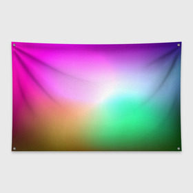 Флаг-баннер с принтом Сочетание красок в Екатеринбурге, 100% полиэстер | размер 67 х 109 см, плотность ткани — 95 г/м2; по краям флага есть четыре люверса для крепления | градиент | пятна | разноцветные