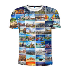 Мужская футболка 3D спортивная с принтом Знатный турист в Екатеринбурге, 100% полиэстер с улучшенными характеристиками | приталенный силуэт, круглая горловина, широкие плечи, сужается к линии бедра | Тематика изображения на принте: азия | берлин | вегас | венеция | воспоминания | города | достопримечательности | европа | египет | калифорния | каникулы | лондон | милан | москва | ностальгия | нью йорк | отдых | отпуск | память