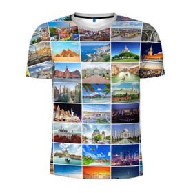 Мужская футболка 3D спортивная с принтом Путешественник в Екатеринбурге, 100% полиэстер с улучшенными характеристиками | приталенный силуэт, круглая горловина, широкие плечи, сужается к линии бедра | азия | берлин | вегас | венеция | воспоминания | города | достопримечательности | европа | египет | калифорния | каникулы | лондон | милан | москва | ностальгия | нью йорк | отдых | отпуск | память