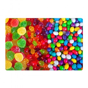Магнитный плакат 3Х2 с принтом Вкусняшки в Екатеринбурге, Полимерный материал с магнитным слоем | 6 деталей размером 9*9 см | вкуснотища | вкусняшки | глазурь | карамельки | конфетки | конфеты | мармеладки | сахар | сладости