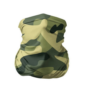 Бандана-труба 3D с принтом Зелёный камуфляж в Екатеринбурге, 100% полиэстер, ткань с особыми свойствами — Activecool | плотность 150‒180 г/м2; хорошо тянется, но сохраняет форму | camouflage | green camouflage | зеленый камуфляж | камуфляж