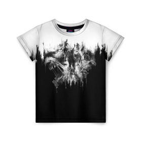 Детская футболка 3D с принтом Dying Light в Екатеринбурге, 100% гипоаллергенный полиэфир | прямой крой, круглый вырез горловины, длина до линии бедер, чуть спущенное плечо, ткань немного тянется | dying light | horror | зомби | ужасы