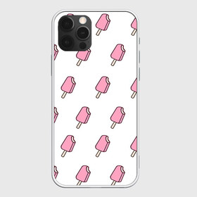 Чехол для iPhone 12 Pro Max с принтом Мороженое розовое в Екатеринбурге, Силикон |  | ice cream | мода | мороженое | тренд