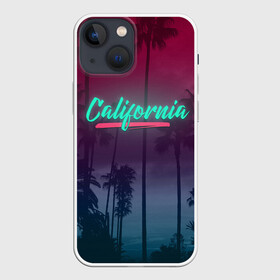 Чехол для iPhone 13 mini с принтом California в Екатеринбурге,  |  | america | california | city | state | sun. summer | америка | город | калифорния | лето | солнце | штат