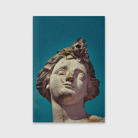 Обложка для паспорта матовая кожа с принтом Статуя в Екатеринбурге, натуральная матовая кожа | размер 19,3 х 13,7 см; прозрачные пластиковые крепления | Тематика изображения на принте: греция | искусство | мрамор | рим | скульптура | статуя