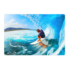 Магнитный плакат 3Х2 с принтом Лето в Екатеринбурге, Полимерный материал с магнитным слоем | 6 деталей размером 9*9 см | берег | волна | лето | море | отдых | серфинг
