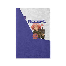 Обложка для паспорта матовая кожа с принтом cs:go Акихабара в Екатеринбурге, натуральная матовая кожа | размер 19,3 х 13,7 см; прозрачные пластиковые крепления | 