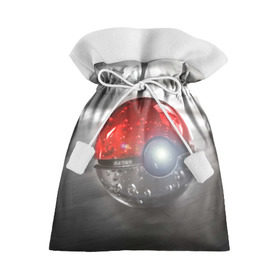 Подарочный 3D мешок с принтом Red and White в Екатеринбурге, 100% полиэстер | Размер: 29*39 см | bulbasaur | pikachu | pokemon | squirtle | бальбазар | пикачу | покемон | сквиртл