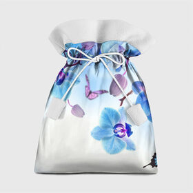 Подарочный 3D мешок с принтом Flowers в Екатеринбурге, 100% полиэстер | Размер: 29*39 см | арт | краска | лето | лучи | любовь | новинки | популярные | природа | рисунки | свет | цветы