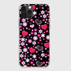 Чехол для iPhone 12 Pro Max с принтом Волшебный орнамент в Екатеринбурге, Силикон |  | heart | любовь | орнамент | сердце | узор