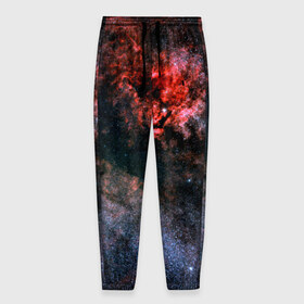 Мужские брюки 3D с принтом Nebula Star в Екатеринбурге, 100% полиэстер | манжеты по низу, эластичный пояс регулируется шнурком, по бокам два кармана без застежек, внутренняя часть кармана из мелкой сетки | вселенная | галактика | звезды | туманность