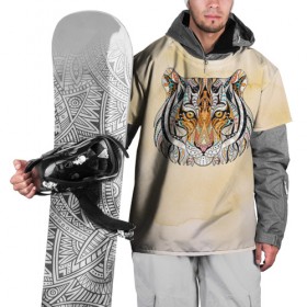 Накидка на куртку 3D с принтом Тигр 2 в Екатеринбурге, 100% полиэстер |  | тигр