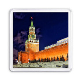 Магнит 55*55 с принтом Кремль в Екатеринбурге, Пластик | Размер: 65*65 мм; Размер печати: 55*55 мм | moscow | russia | гордость | кремль | москва | отечество | родина | россия | столица